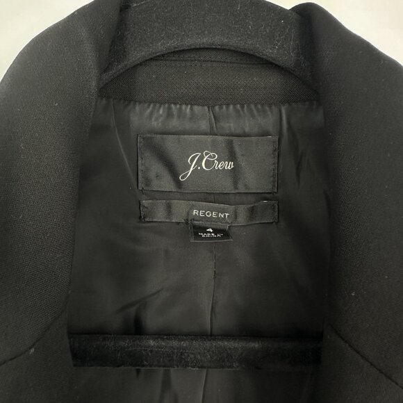 J.Crew Women's‎ Regent Single Button Blazer Four Season Stretch Black Size 4 - Picture 7 of 11